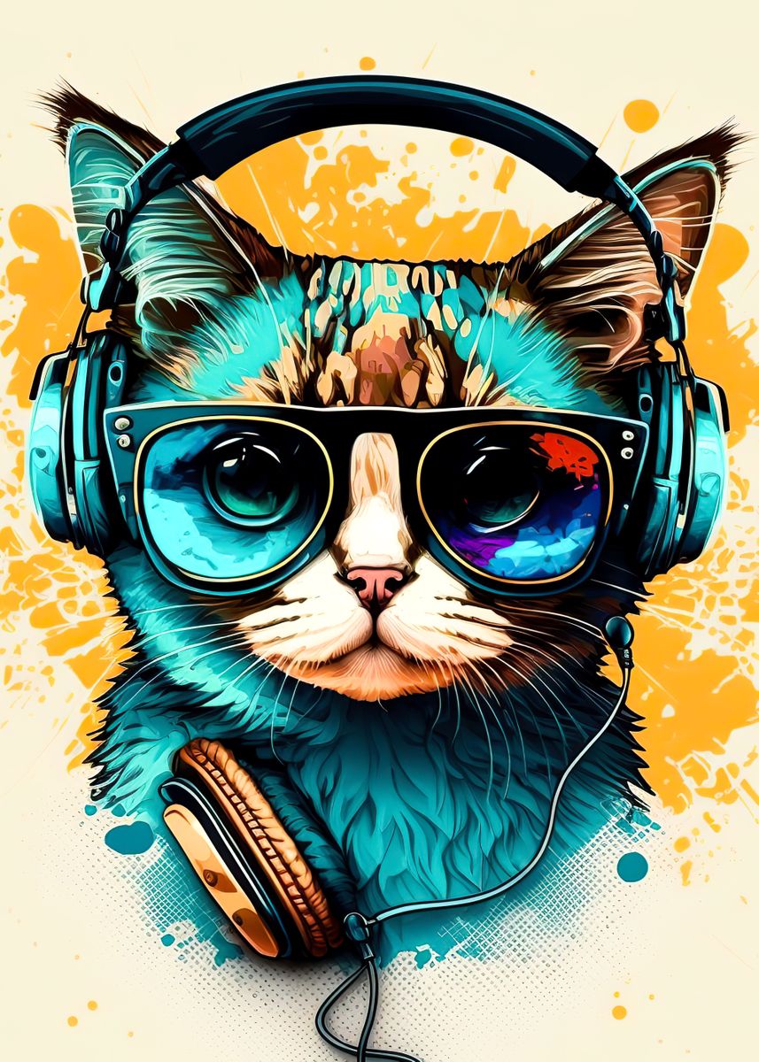 DJ Cat  Funny Animal Images
