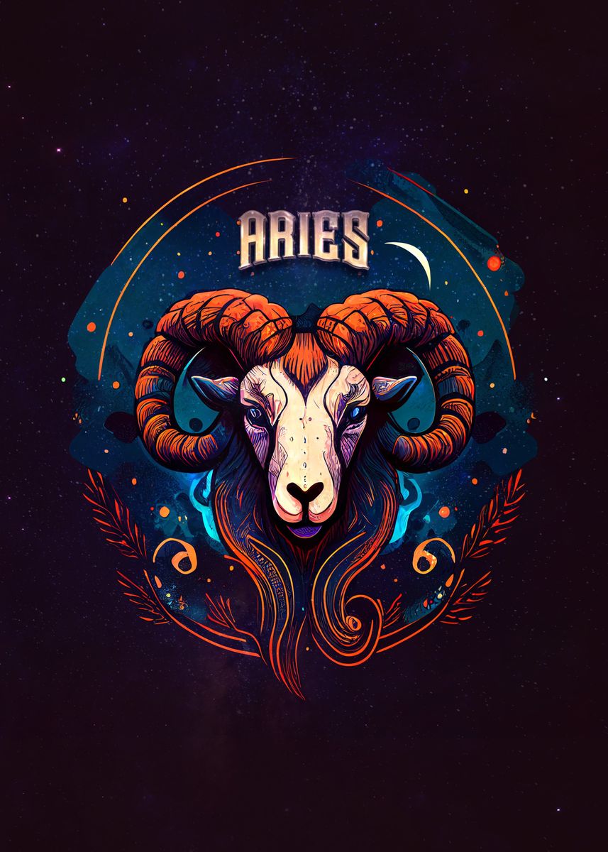 Zodiac Goat' Poster by Uber | Displate