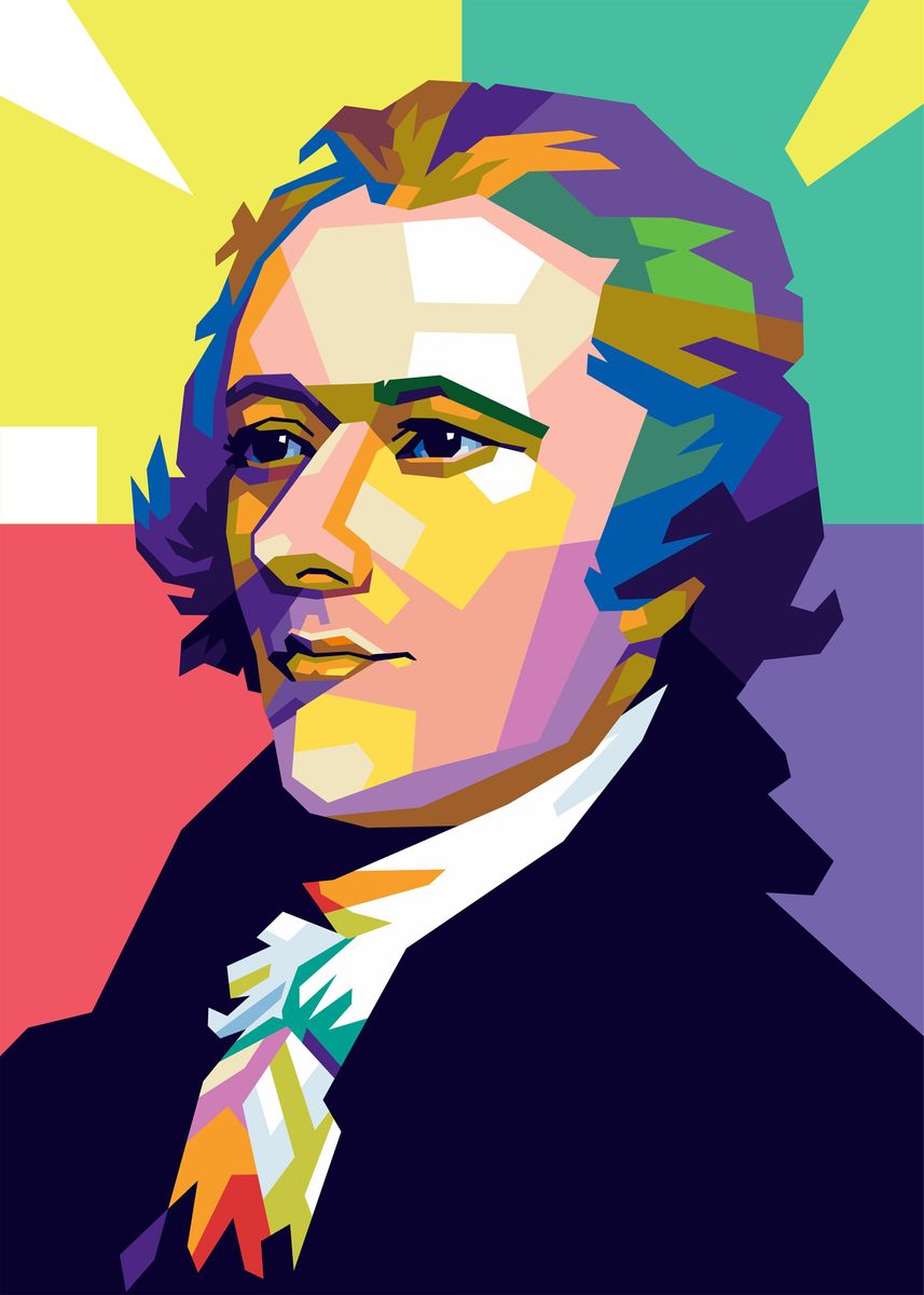 'alexander hamilton' Poster by Erick Sato | Displate