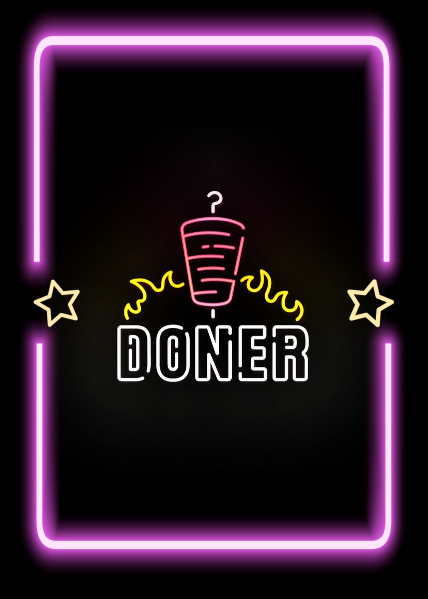 'Doner' Poster by Namikaze Posters | Displate