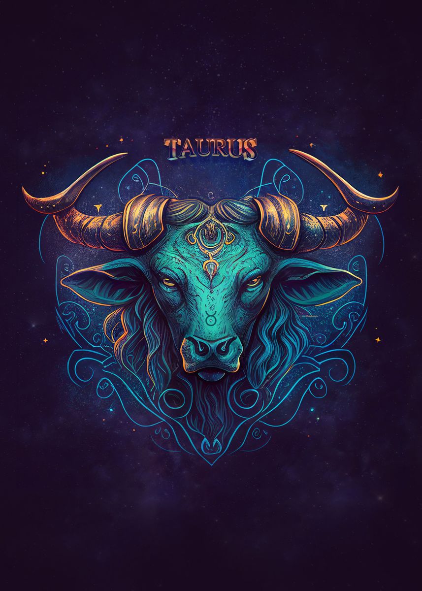 Taurus Zodiac Bull Poster Picture Metal Print Paint By Uber   850ea6ee4cefb91729bf62273b7199e5 4392ed84b429f53f2328be04b9bf9d8f 