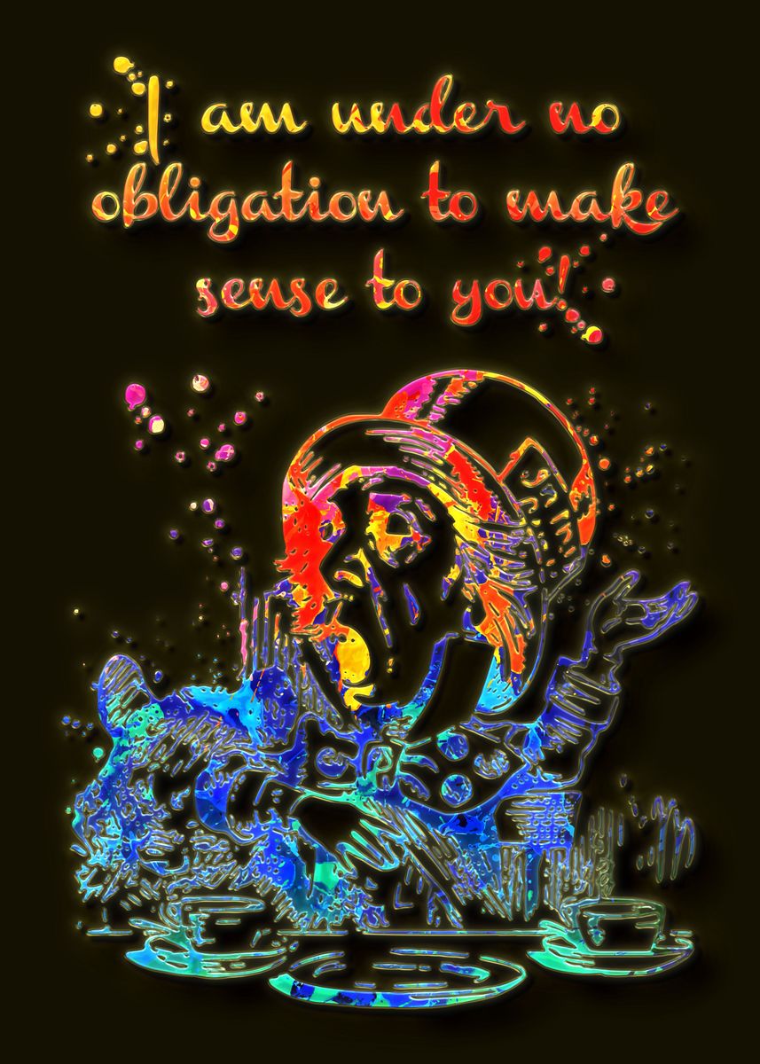 i-am-under-no-obligation-poster-picture-metal-print-paint-by