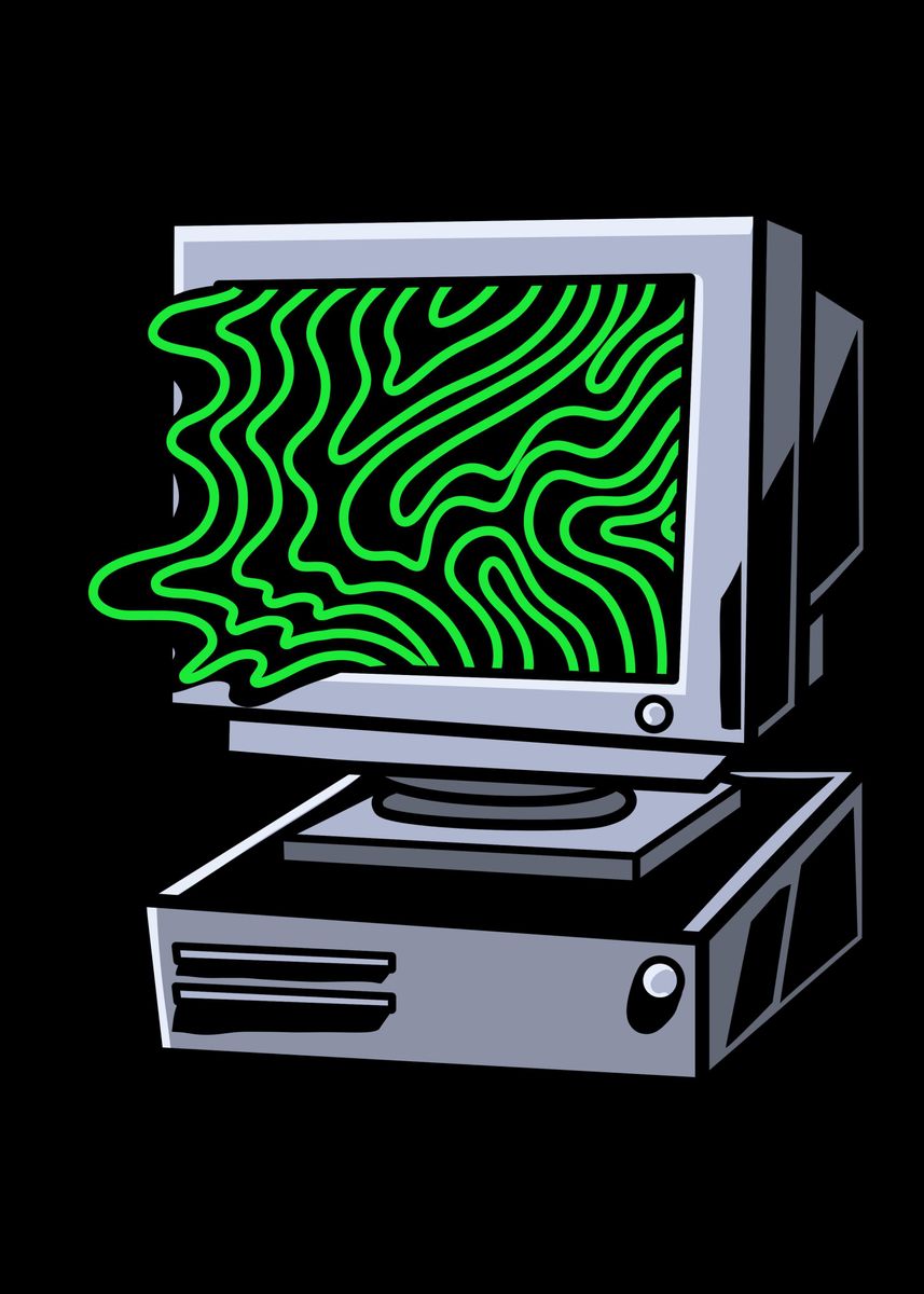 'Programmer Coder' Poster, picture, metal print, paint by CrazySquirrel ...