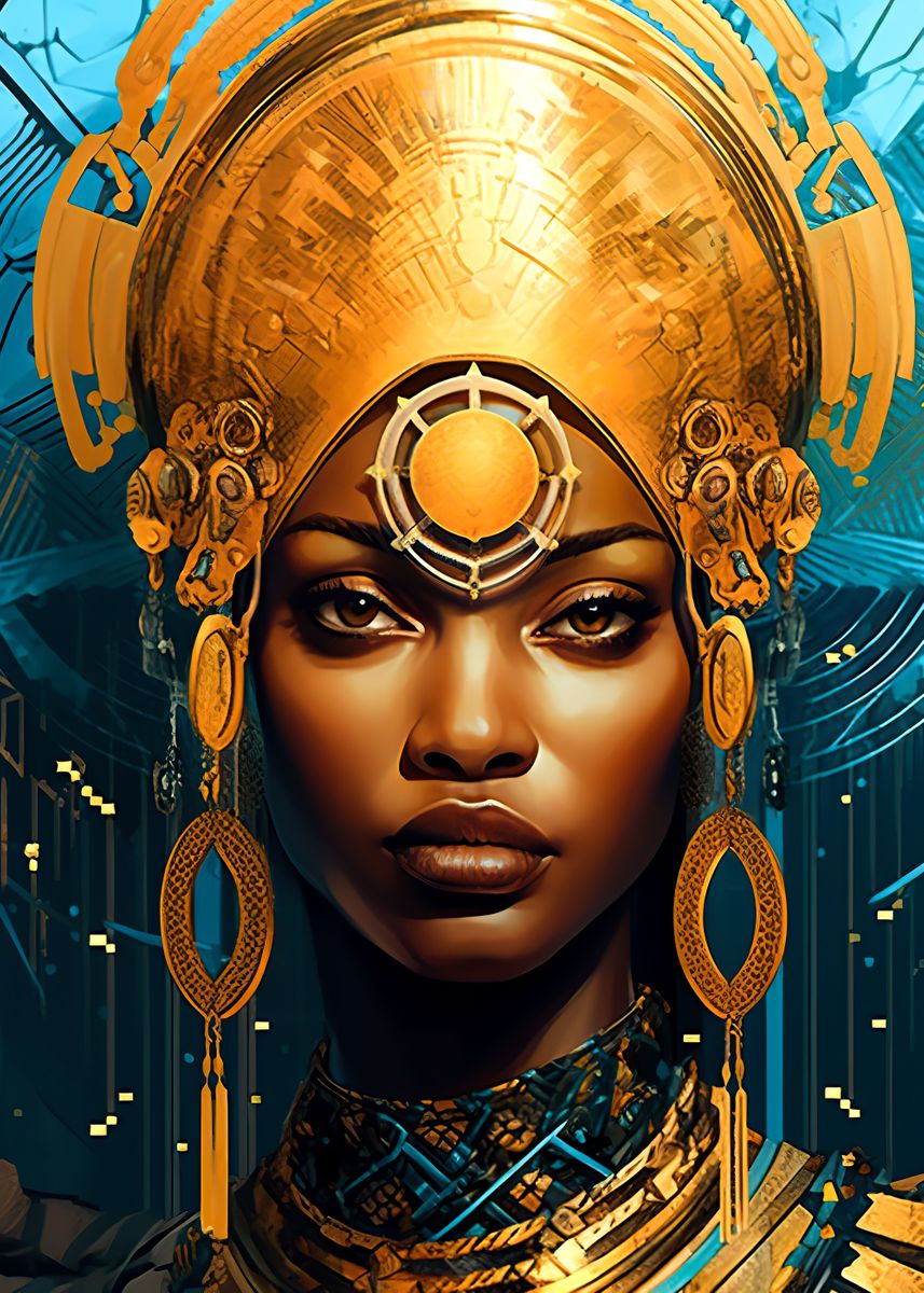 'African woman' Poster by DorthyToy | Displate