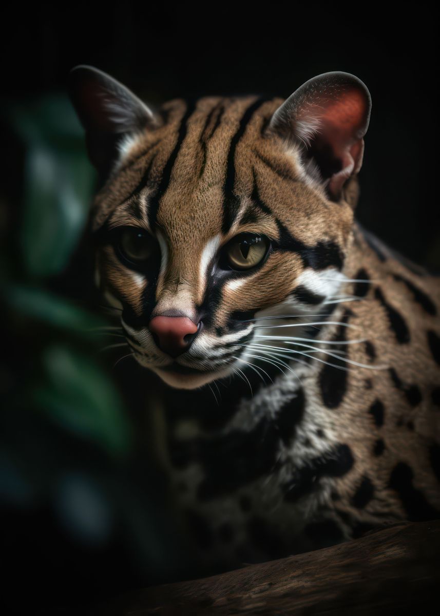 'Splendid margay' Poster, picture, metal print, paint by Zooscape ...