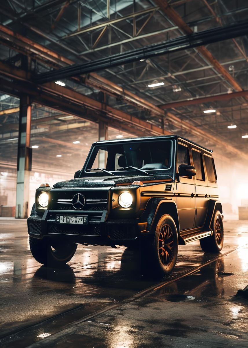 'Mercedes G63 Amg' Poster, picture, metal print, paint by PosterSuite ...