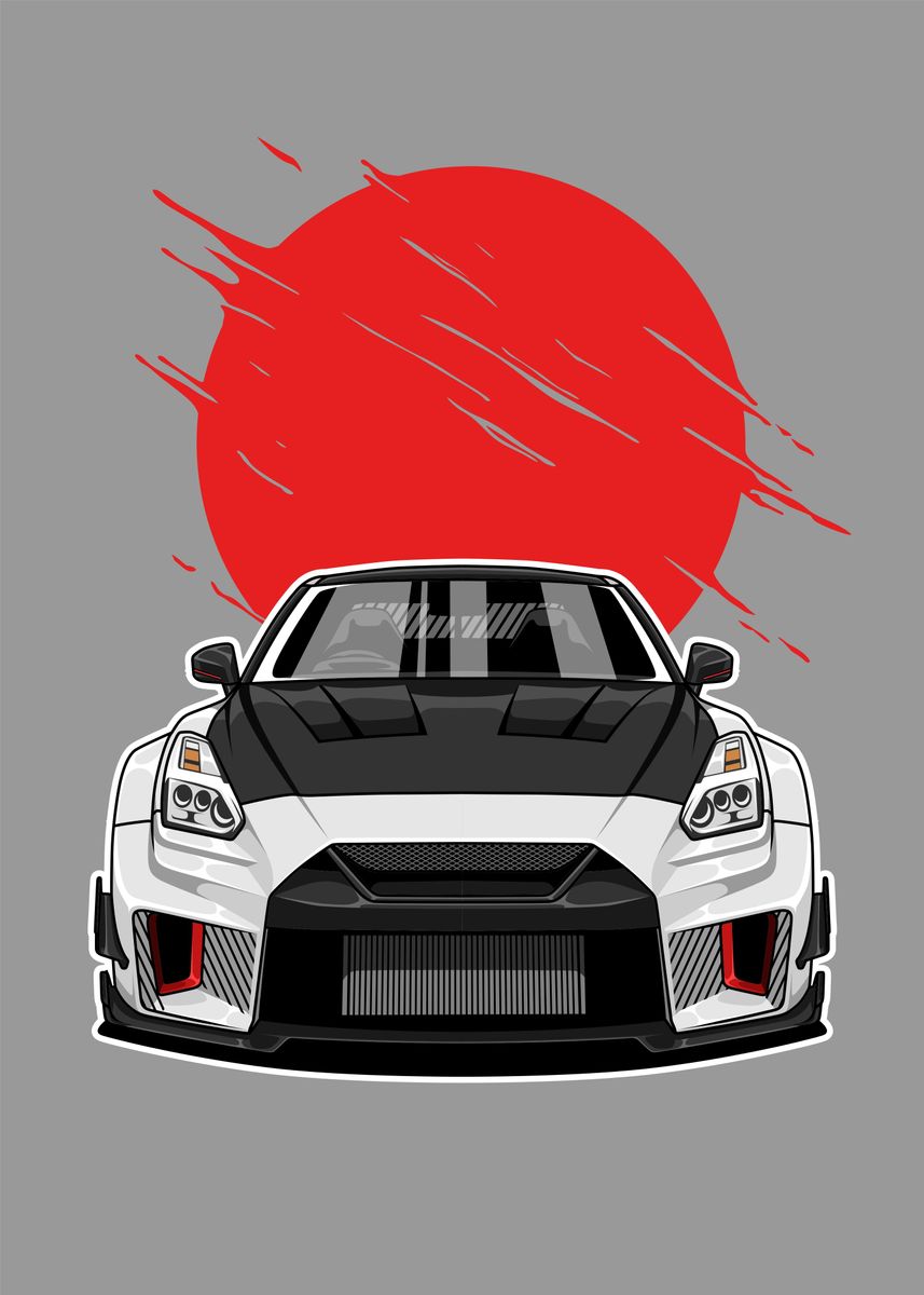 'nissan Gtr R35' Poster By Heru Kurniawan 