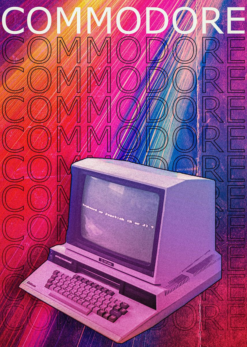 Sympathiek cowboy Verduisteren Commodore 64 Retro' Poster by Shuriabon | Displate