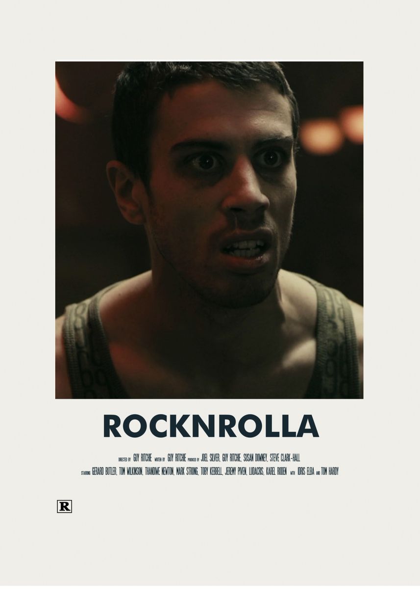 'rocknrolla' Poster, picture, metal print, paint by The Artnesia Posters Displate