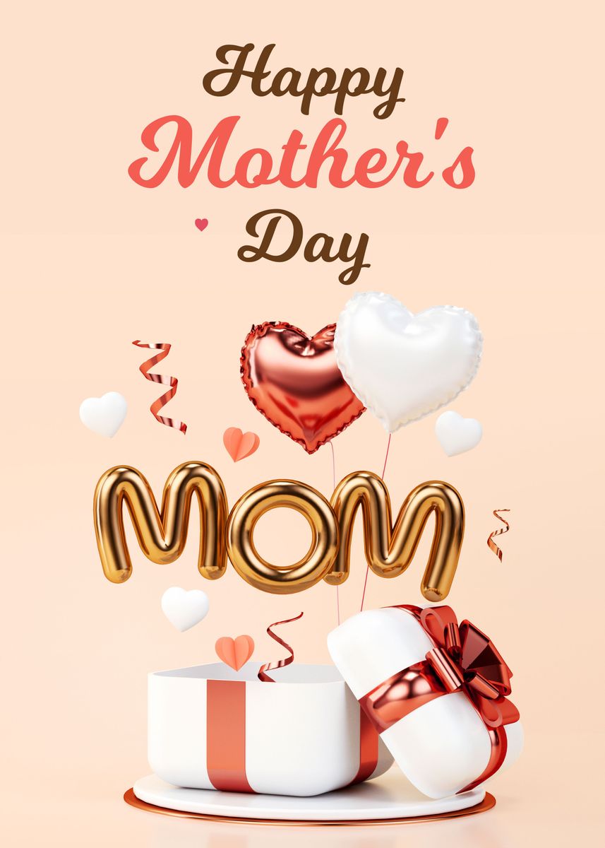 'Happy Mothers day' Poster by Nice Pictures Displate