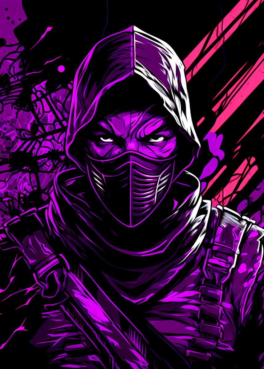 'Ninja Warrior' Poster by Jenny Thory | Displate