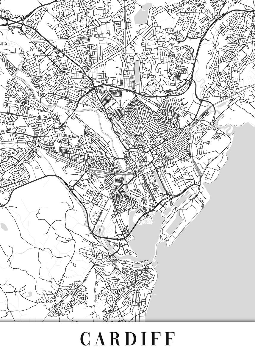 CARDIFF MAP City Centre