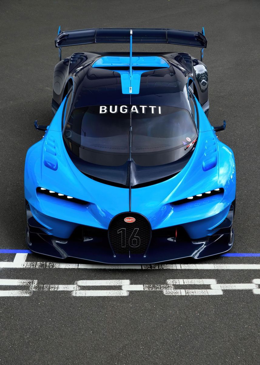 'Bugatti' Poster, picture, metal print, paint by Richard Art | Displate