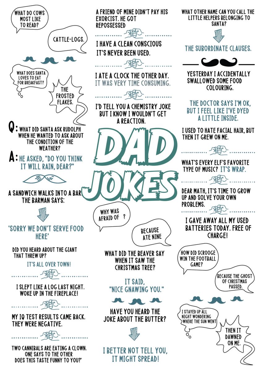 'My Dad Jokes' Poster, picture, metal print, paint by XandYart | Displate