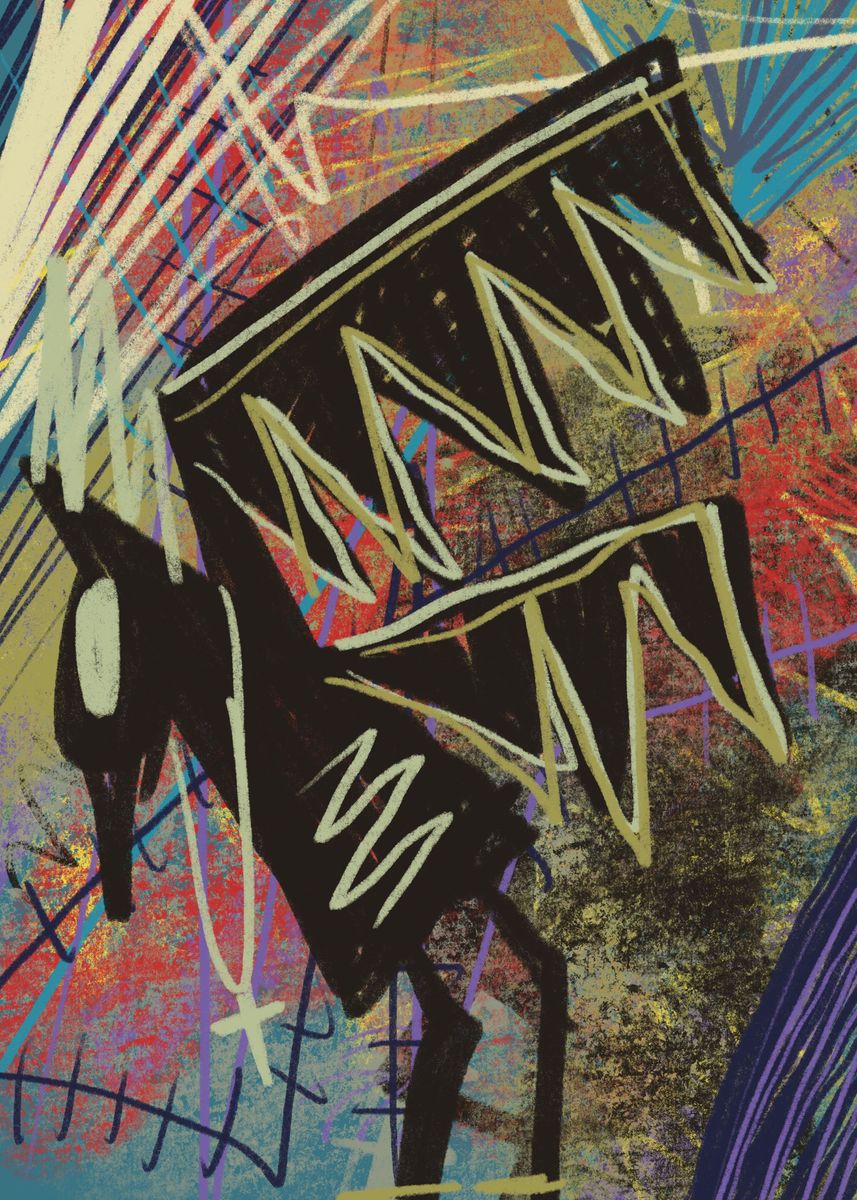 'Immortal Bird' Poster, picture, metal print, paint by masn | Displate