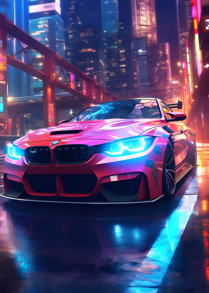 'Gaming BMW M4 ' Poster by GoodLifeImages | Displate