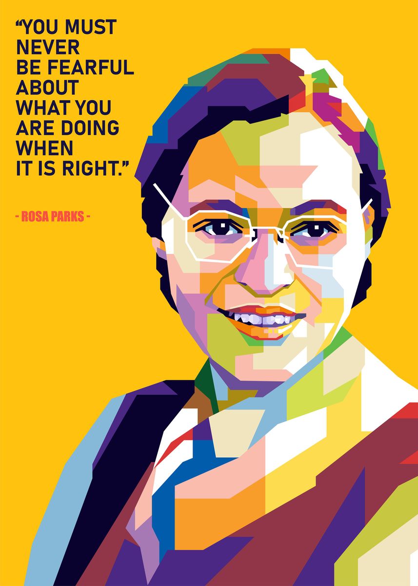 'rosa parks' Poster by Erick Sato | Displate