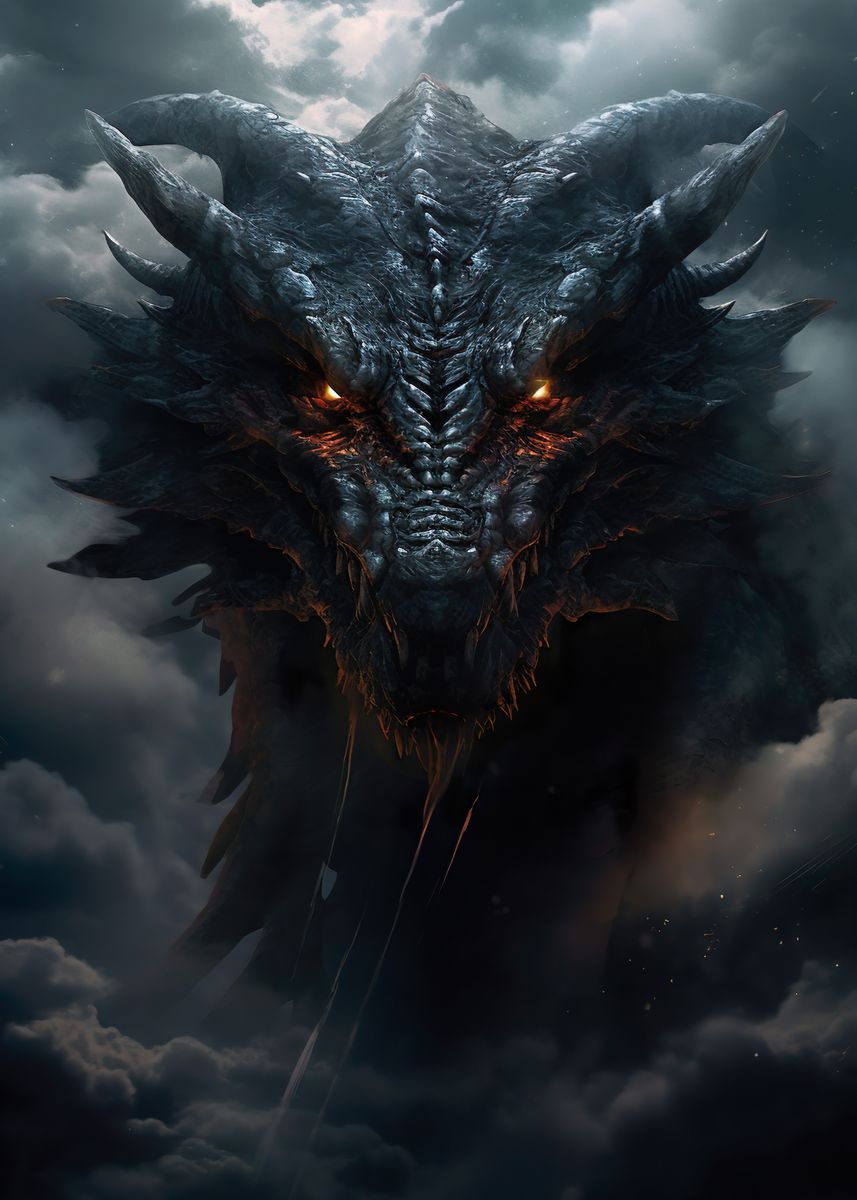 dark dragon wallpaper