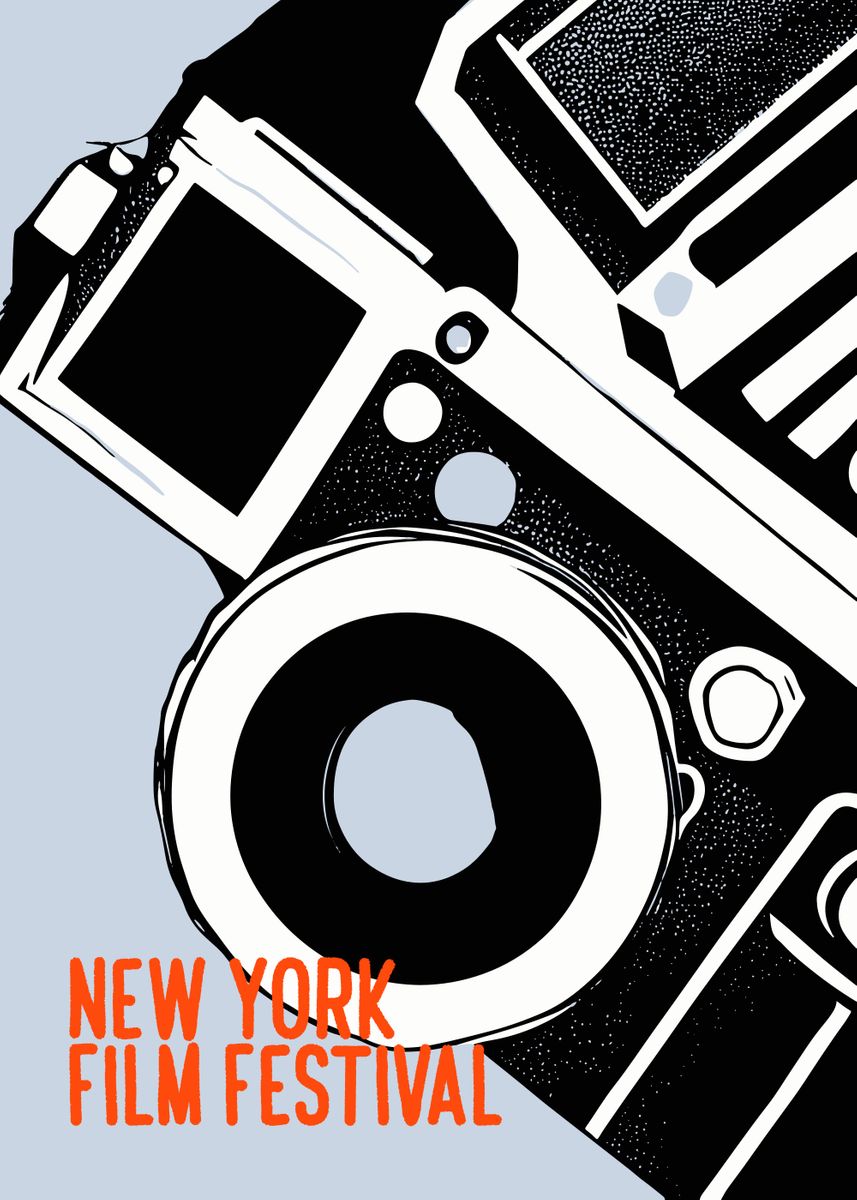 'NYC Film Festival Poster' Poster by HyggeStudio Displate