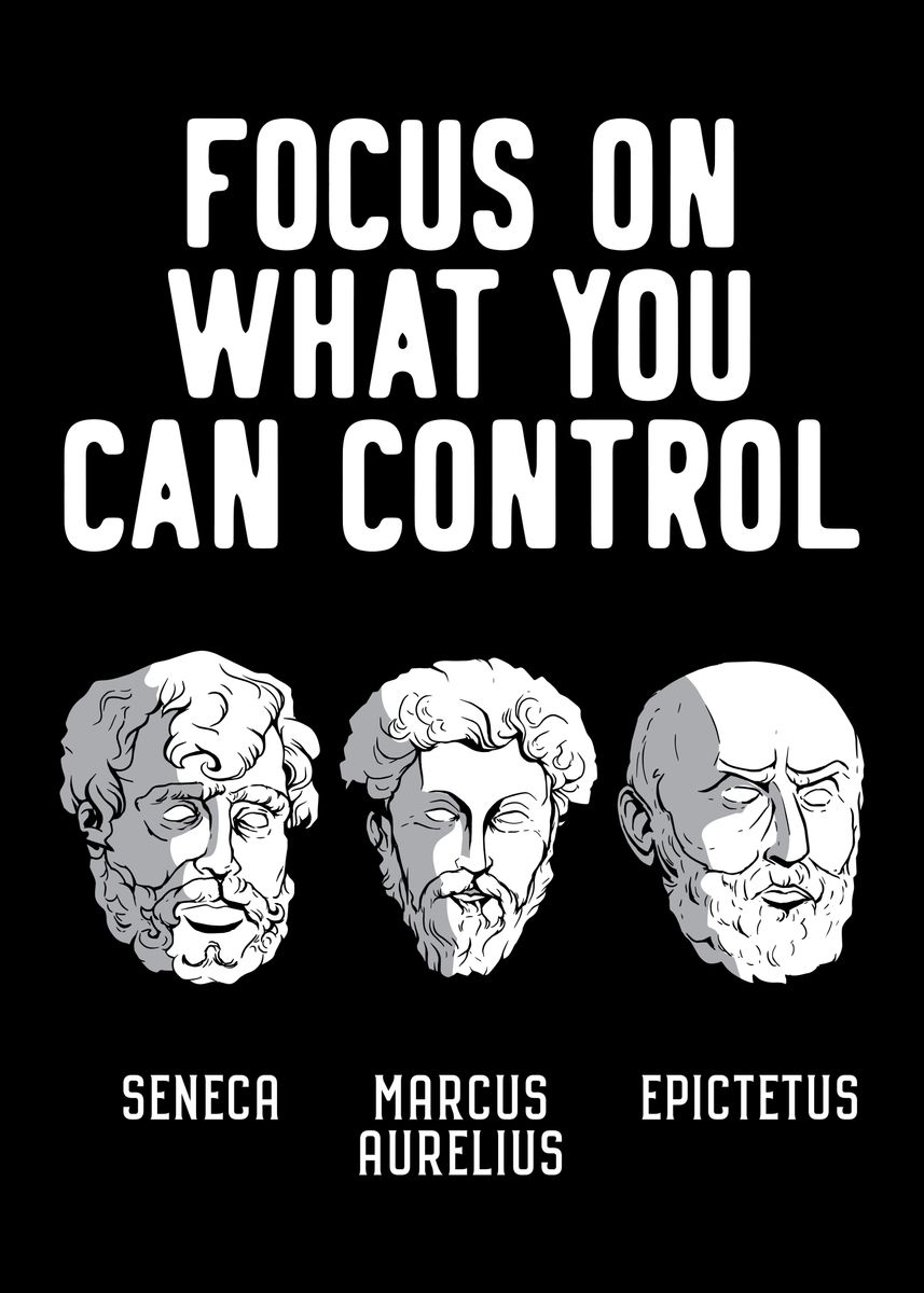 'Stoicism Focus' Poster, picture, metal print, paint by Christian ...