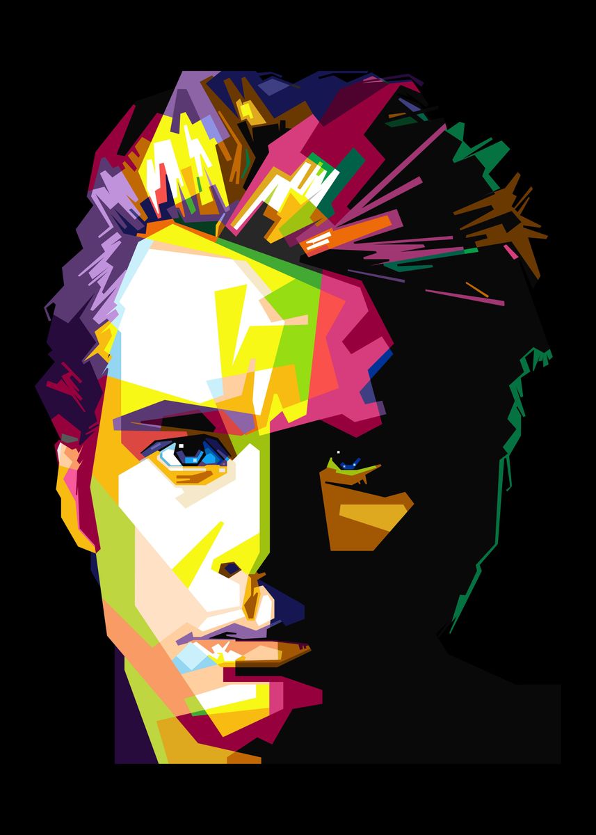 'JIM CARREY' Poster, picture, metal print, paint by baturaja vector ...