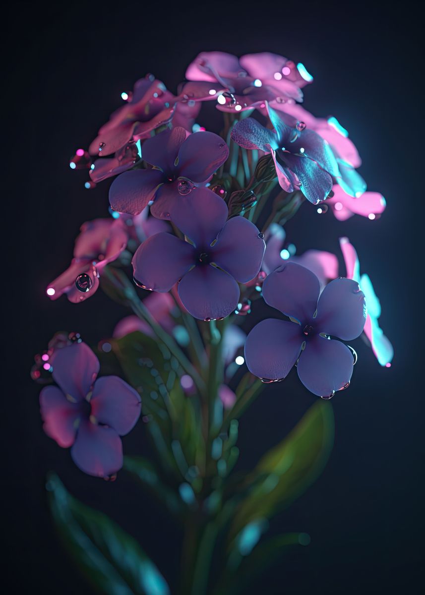 Me Not Flower' Poster by Morphic Prints Displate