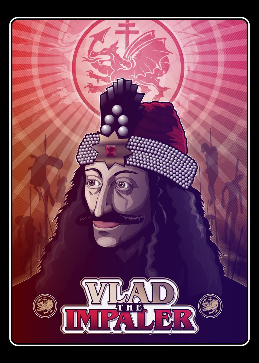 Vlad The Impaler Poster Picture Metal Print Paint By Hejk81 Displate