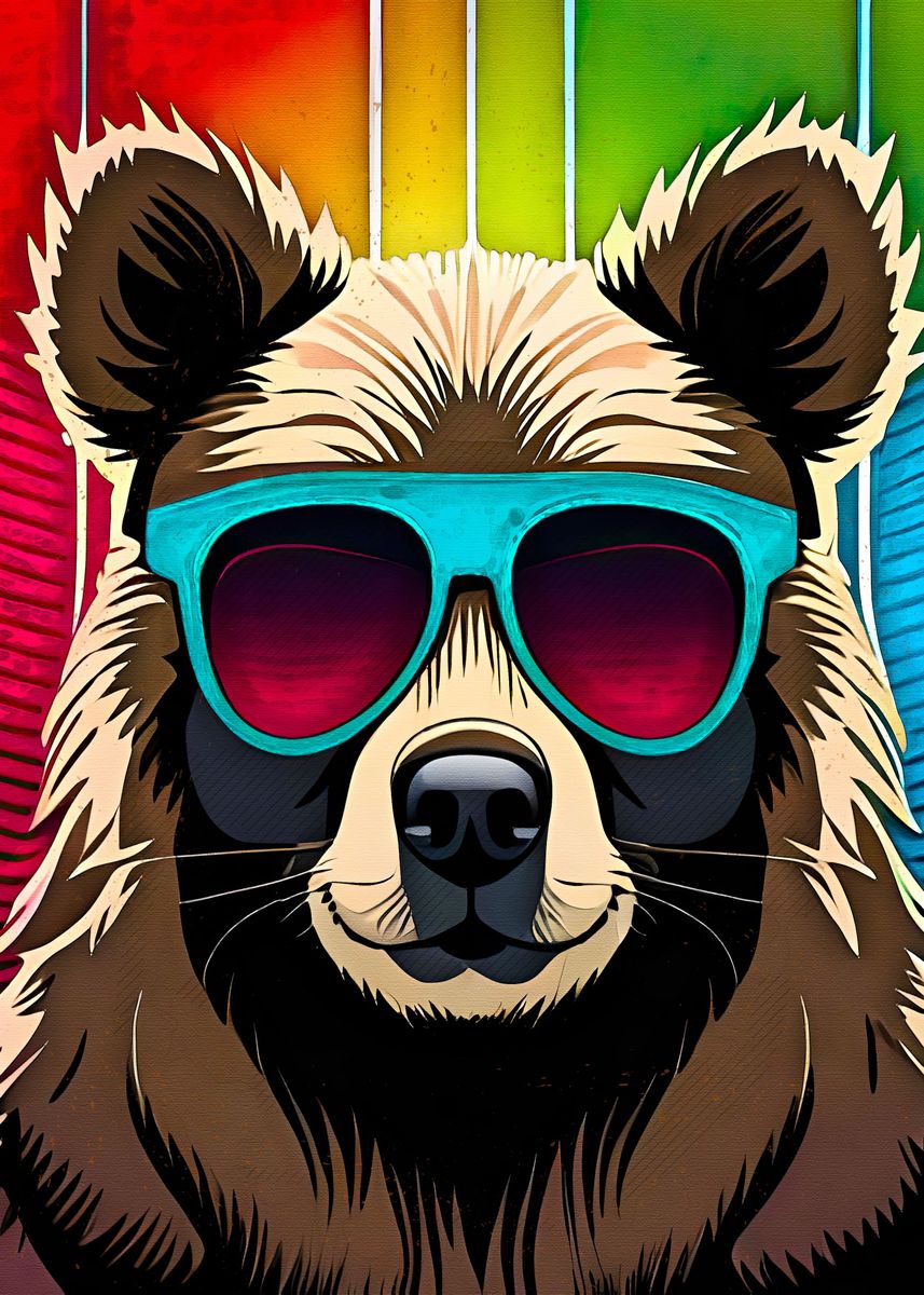 'Cool Bear' Poster by tricky dee | Displate
