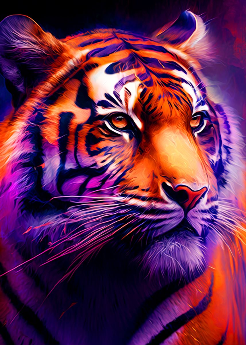 'tiger' Poster By Bds Land 