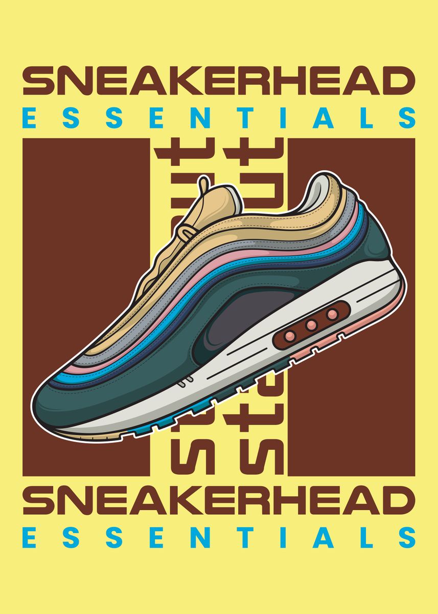 'Legit Shoe' Poster, picture, metal print, paint by Berkah Jaya Poster