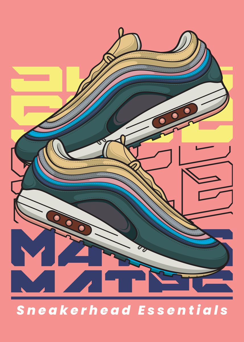 'Legit Sneaker' Poster by Berkah Jaya Poster Displate