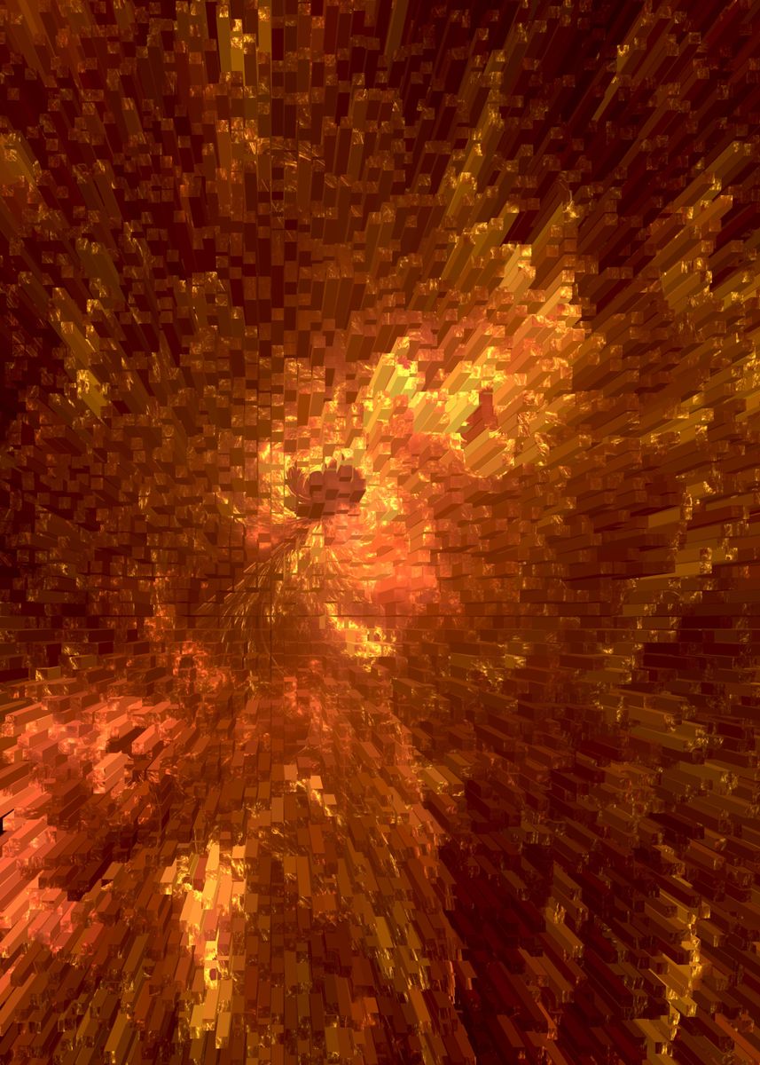 'Cooper fire' Poster by Edy Art Space Displate