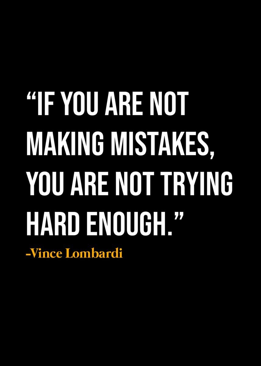 'vince Lombardi Quote ' Poster, Picture, Metal Print, Paint By Kaze 