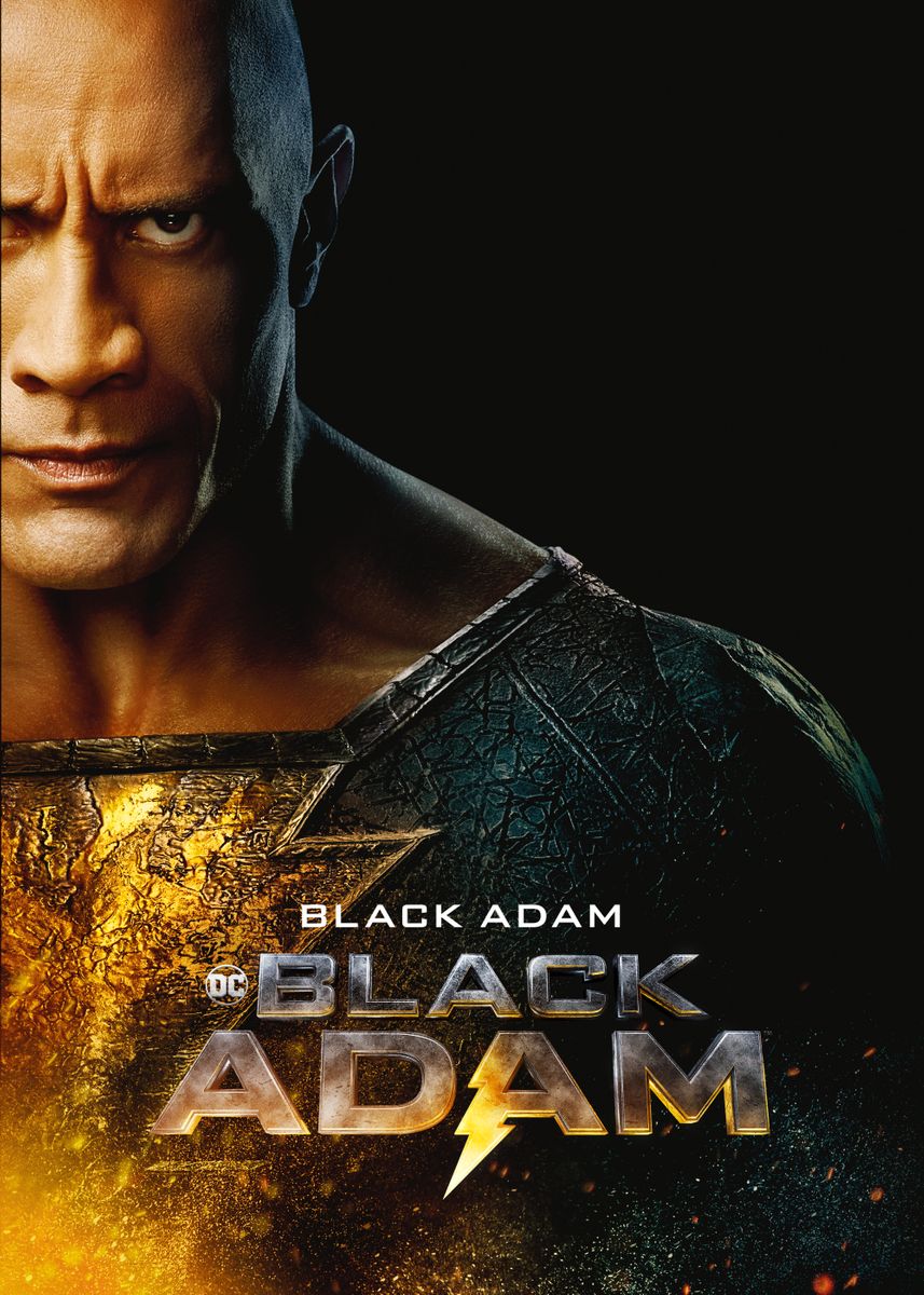 'Black Adam' Poster, picture, metal print, paint by DC Comics | Displate