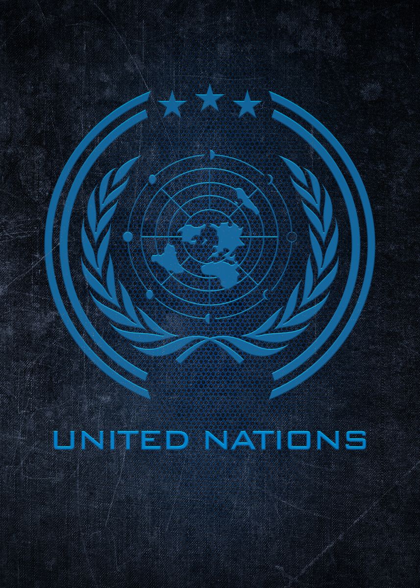 United Nations Poster Picture Metal Print Paint By The Expanse