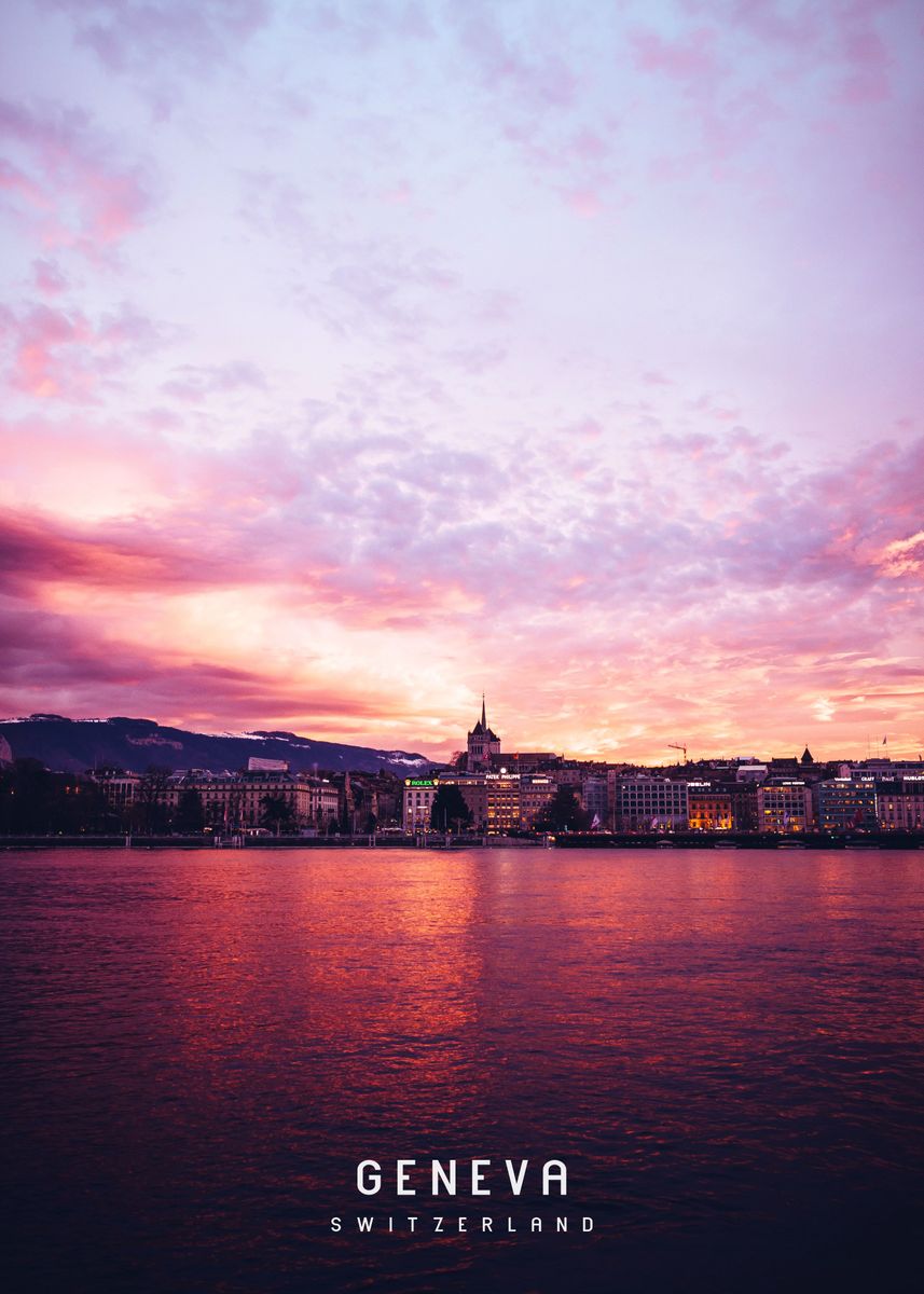‘Geneva ’ Poster by Famous City | Displate