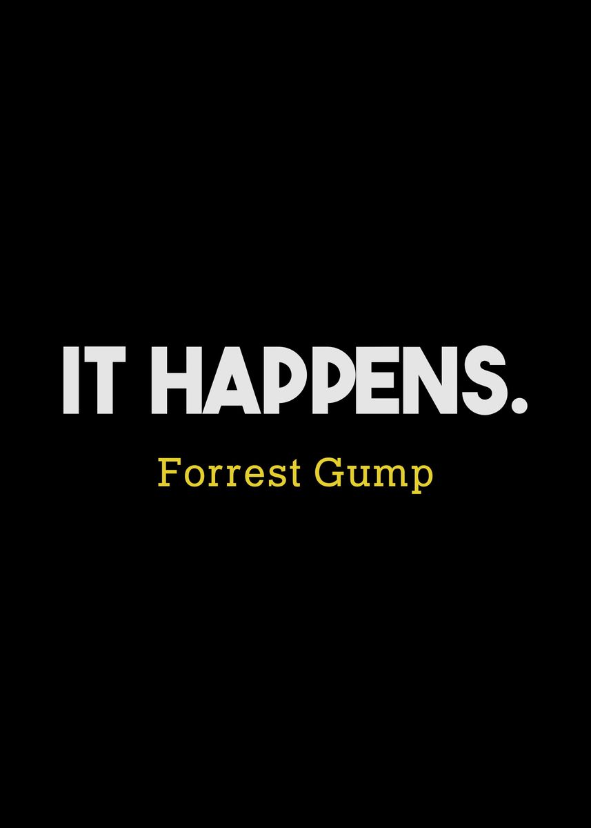 'Forrest Gump ' Poster by El Faqih Displate