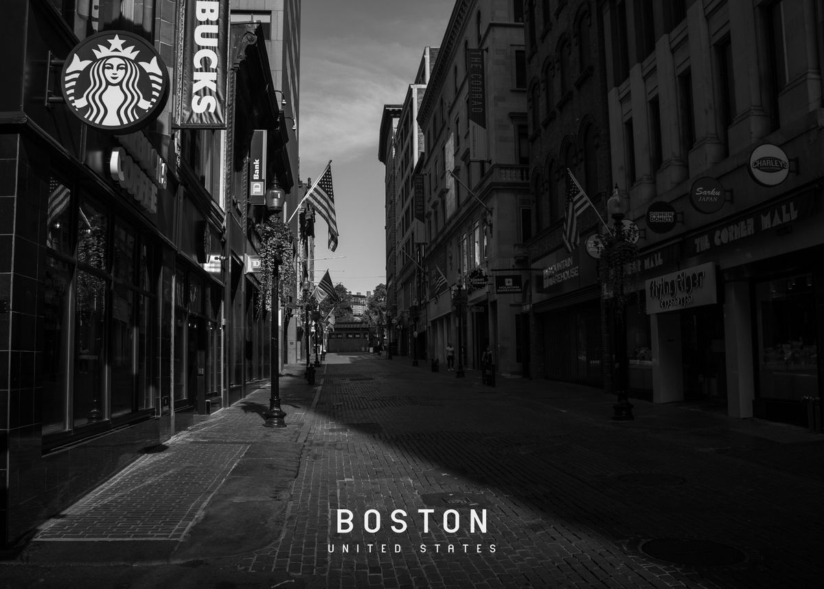 'Boston ' Poster by Big City Displate