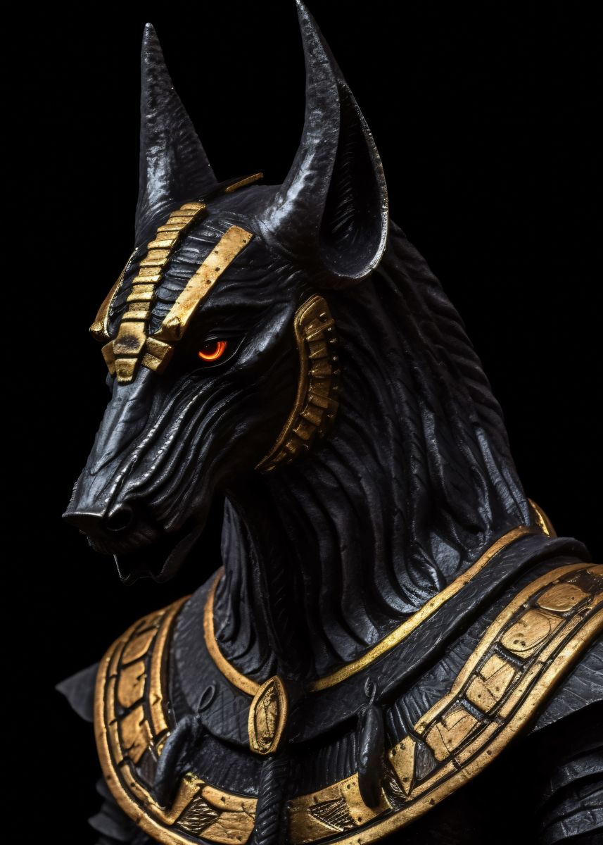 'Anubis God' Poster by Conceptual Photography | Displate