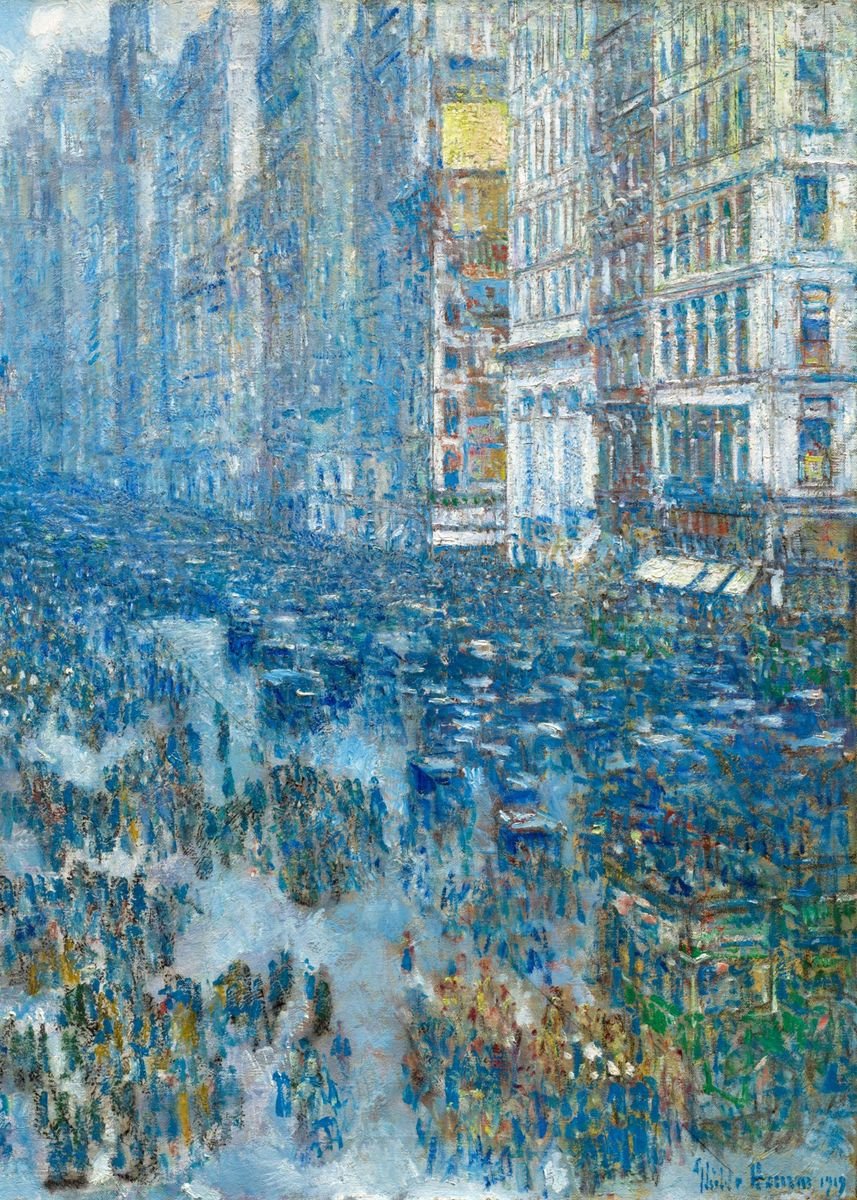 Fifth Avenue Childe Hassam Poster Picture Metal Print Paint By   59714cb85a61c864ab5887846ff0aa0b E40ee790c544298b670a41f0f488af60 