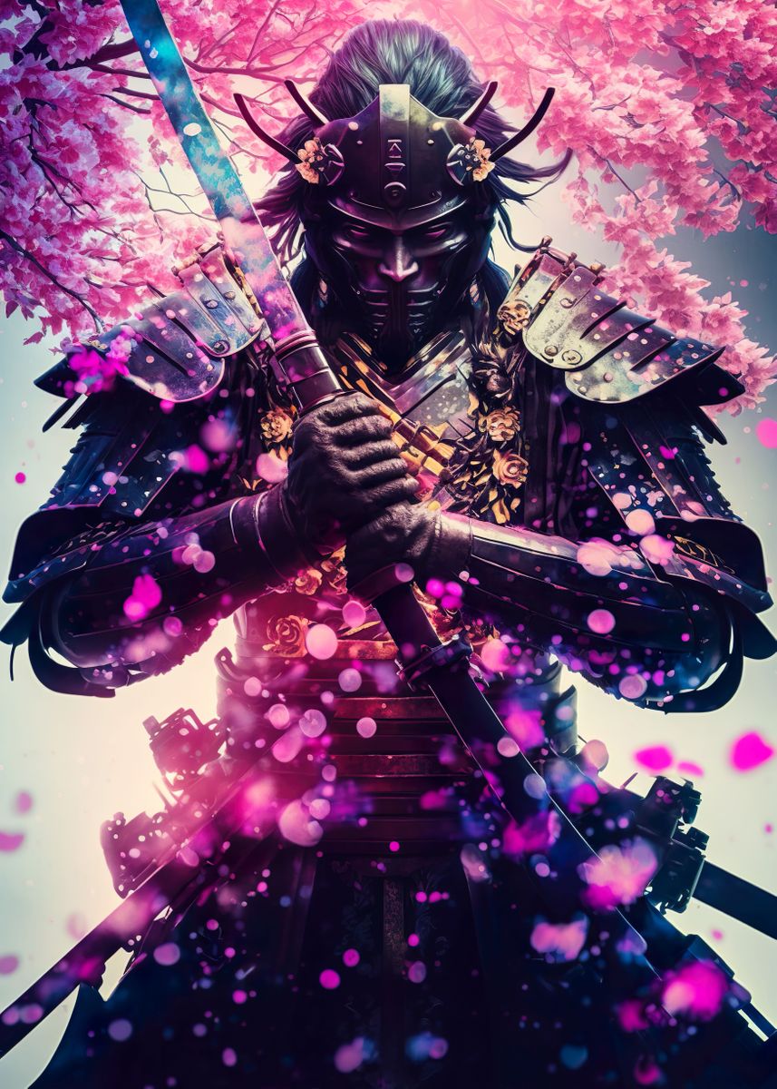 'Honoration of Samurai' Poster, picture, metal print, paint by ...