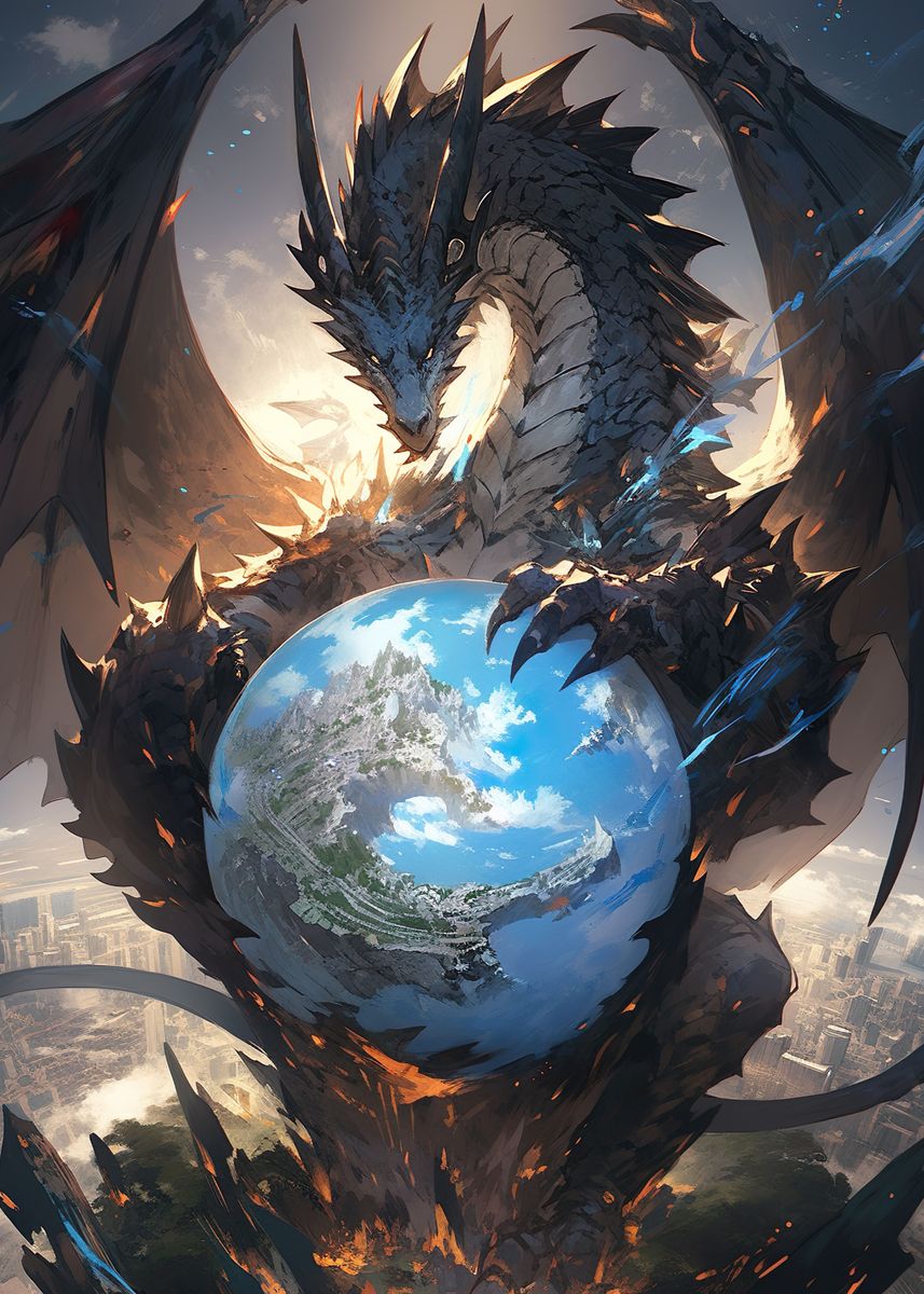 anime earth dragon