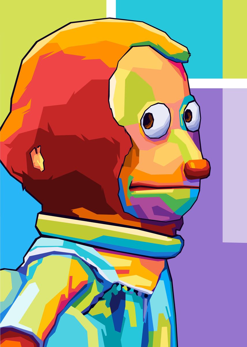  Meme Wpap Pop Art Poster Picture Metal Print Paint By Anthony 