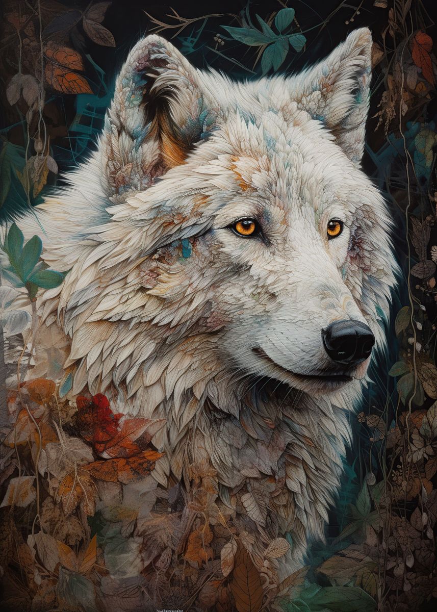 lone-wolf-digital-print-poster-picture-metal-print-paint-by-amg