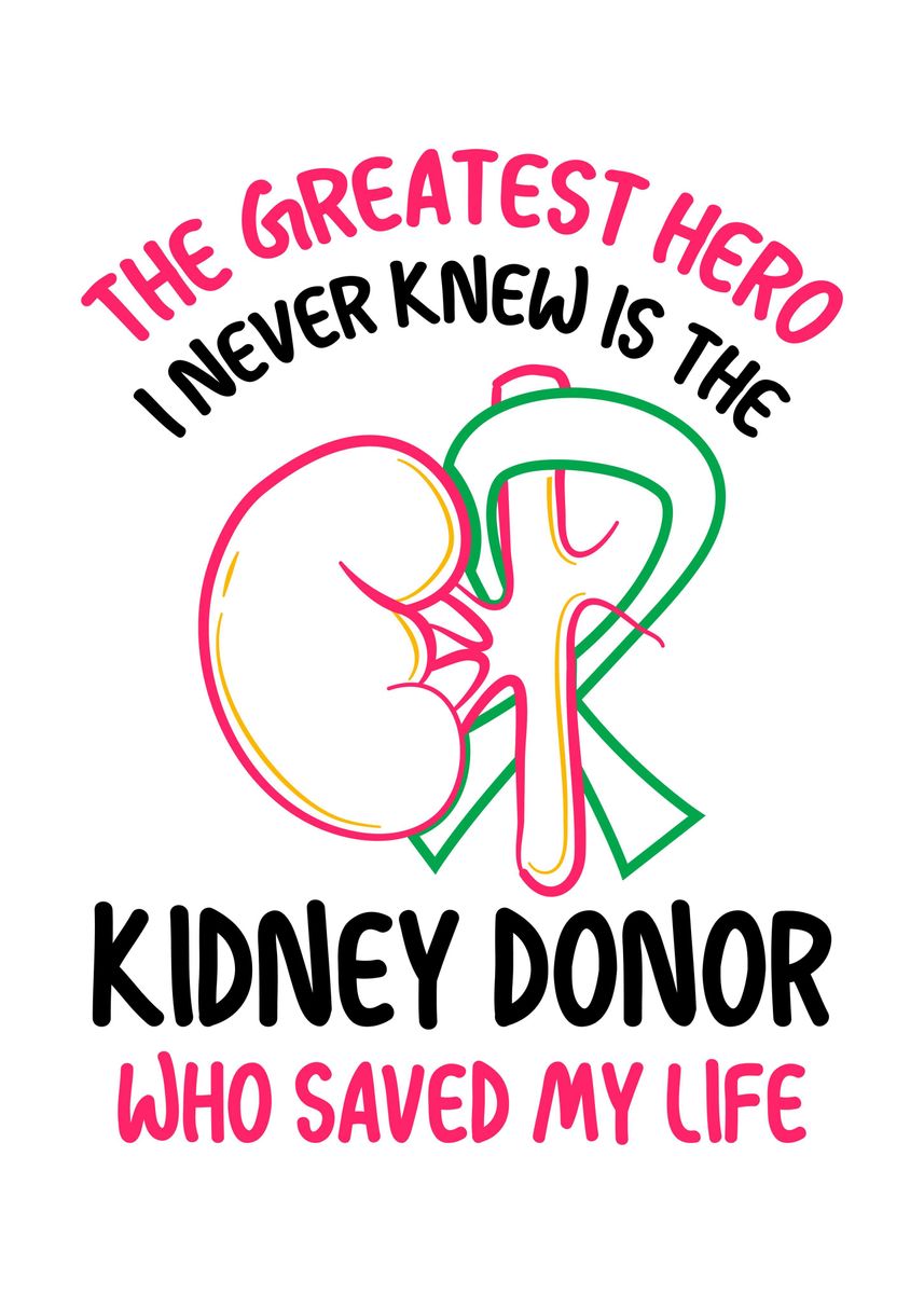 'Kidney Transplant Survivor' Poster, picture, metal print, paint by ...