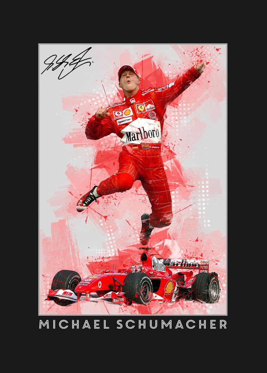 'Michael Schumacher ' Poster By Daisy Donna | Displate