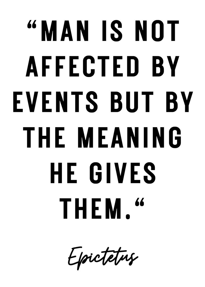 'Epictetus' Poster, picture, metal print, paint by Yess | Displate