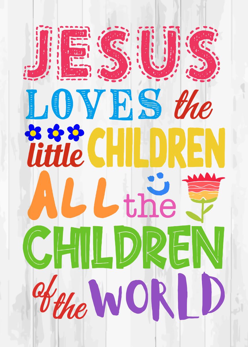 'Jesus Loves Me' Poster by anhvivuha | Displate