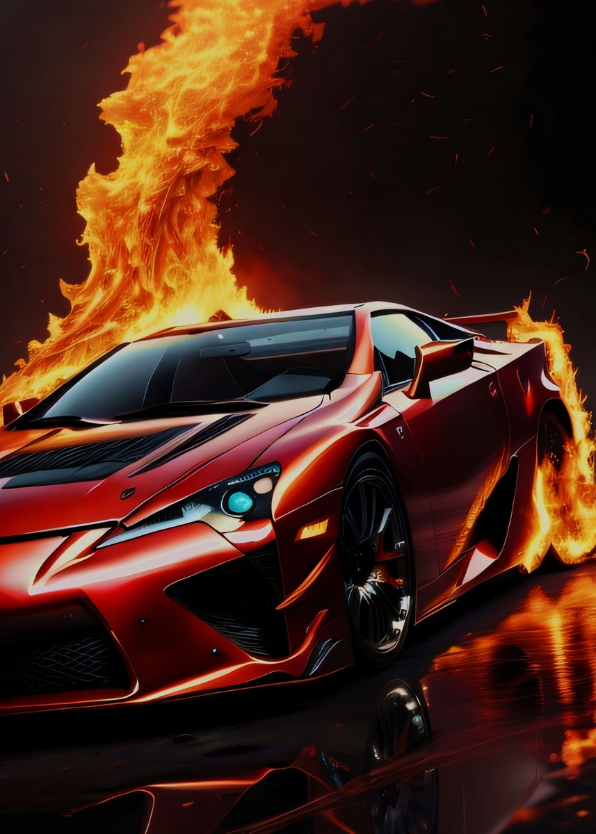 'lexus Lfa ' Poster By Hakuro 