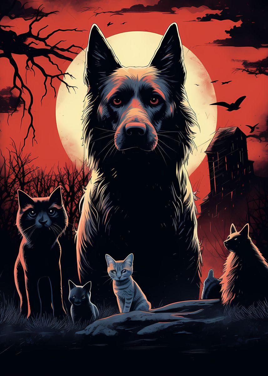 'Nightmares Paws' Poster, picture, metal print, paint by My Legion